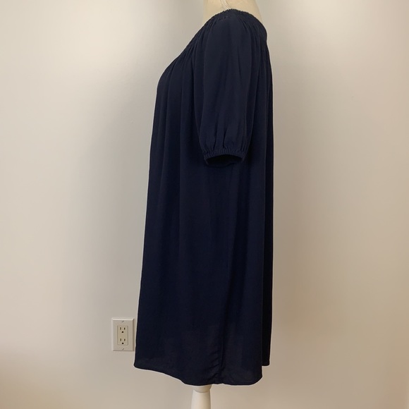 Loft Embroidered Swing Off Shoulder Dress - Picture 7 of 15